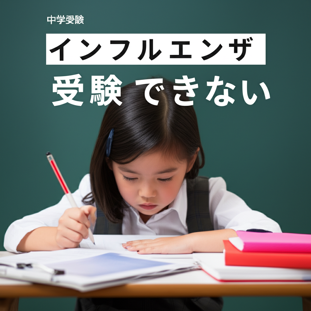 中学受験の日にインフルエンザになったらどうなるの？受験できないの？